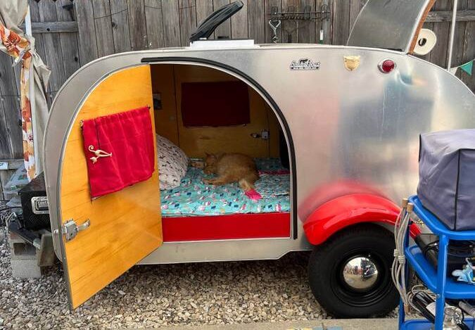 vintage Teardrop Trailer
