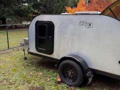 2022 TearDrop 10ft Long Trailer – Solar Equipped