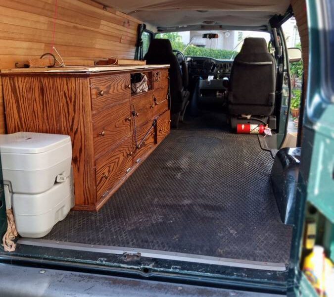 Dodge Ram 2500 van camper conversion