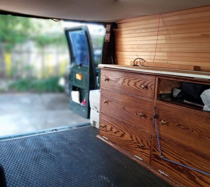 Dodge Ram 2500 van camper conversion