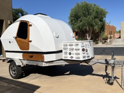 Custom CLC Boats Lightweight Fiberglass & Wood Teardrop